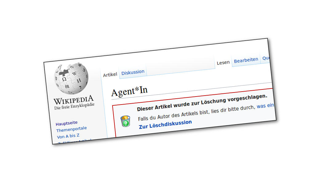 Wikipedia - AgentIn - Faktum Magazin