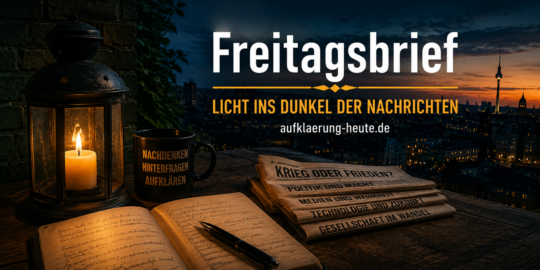 Freitagsbrief - Medienspiegel aufklaerung-heute.de - Licht ins Dunkel der Nachrichten